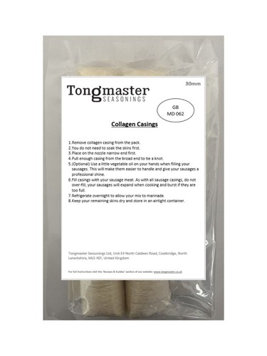 30mm pack sausage casings - 30mm,