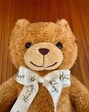 Hamleys Soft Plush Teddy Bear with Original Ribbon, Classic Plush Collectible