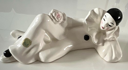 Japan porcelain pierrot clown - japan,