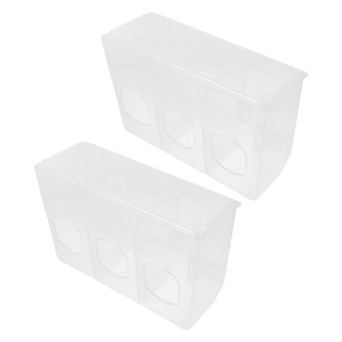 Transparent plastic quail cage - plastic,