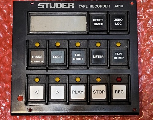 Studer a810 control - control, panel