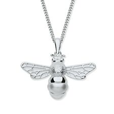 925 Sterling Silver BUMBLE BEE Pendant ~ Choice of Chain - Gift Boxed