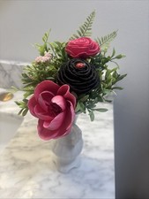 Handmade artificial flowers in