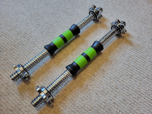 Solid dumbbell bars - , set