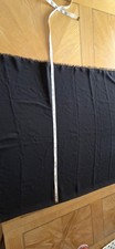 Fabric Remnant Black Chiffon