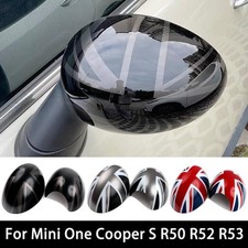 For MINI Cooper R50 R52 R53 Hatchback Convertible Rear View Mirror Covers