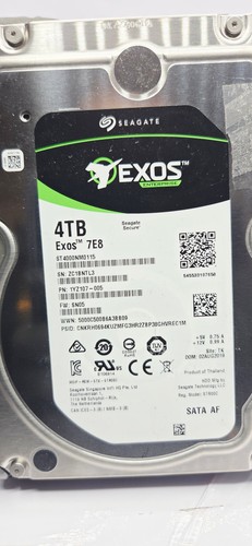 Seagate exos 7e8 4tb sata - seagate,