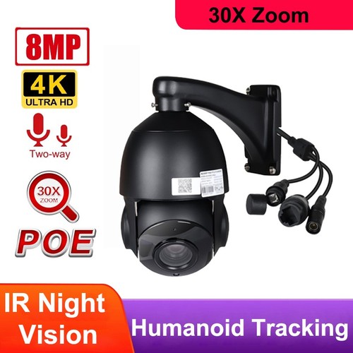 8mp 30x zoom ptz - 4k,