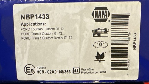 Brake pads set fits - brake,