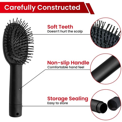 Hair brush secret stash hidden - stash,