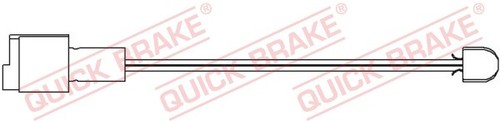 Warning contact brake pad - contact,,