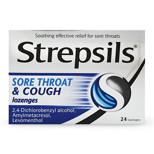 Strepsils sore throat cough - throat,