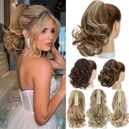 Thick real ponytail claw - real,