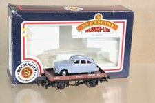 BACHMANN 33-411 BR 1 PLANK WAGON B450050 with STANDARD VANGUARD CAR LOAD og