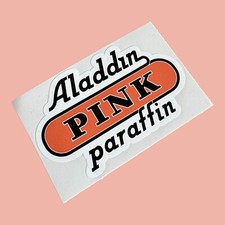 Aladdin Pink Paraffin Vinyl Sticker pourer Can Barrel jug Classic Vintage Heater