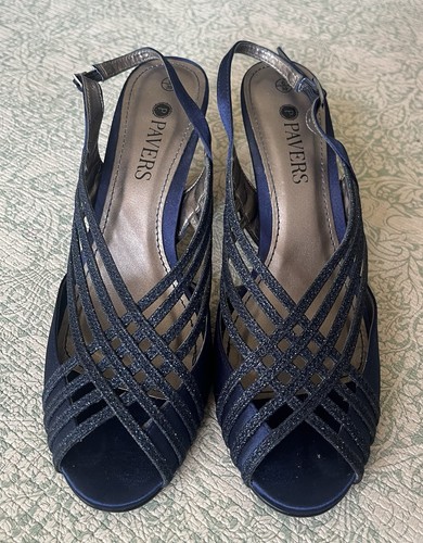 Pavers size blue sparkly - pavers, 6