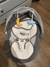 Bluetooth Electric Baby Swing Infant Cradle Bouncer Rocker Chair Music Remote UK