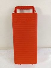 Vintage 1980’s Cassette Tape Storage Holder Case in Red Plastic