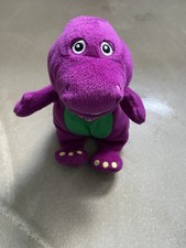 Barney I Love You Singing Soft Plush Toy 9" 2007 Barney & Friends GUC