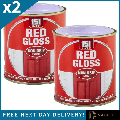 151 red gloss non drip - red,