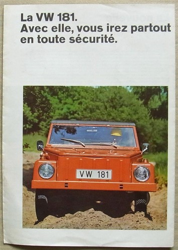 Volkswagen 181 utility - volkswagen,