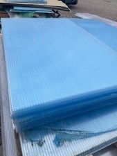 10x clear twinwall polycarbonate sheets - 150cm x 99cm x 20mm