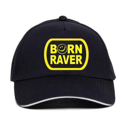 Born raver baseball cap - born,