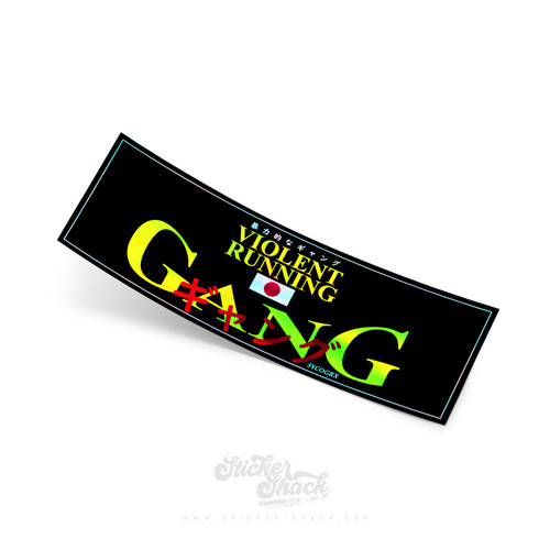 Violent running gang - running, slap