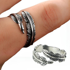 Feather Wrap Ring s925