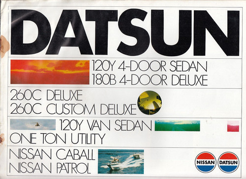 1975 datsun range new zealand - datsun,