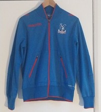 Vintage Crystal Palace Full Zip Jacket Blue CPFC Medium Adult Macron
