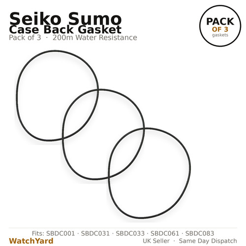 Seiko sumo caseback ring - 3x,