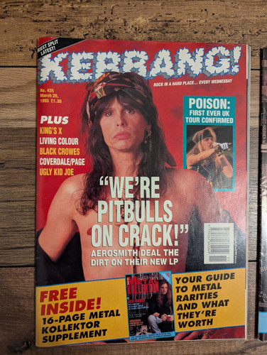 Kerrang 435 aerosmith - kerrang!,