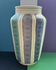 Vintage Retro c1955 Poole Pottery "PLT" Freeform Vase 595 Gwen Haskins ????