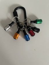 6pce Magnetic Drill Bit Holder Keychain Bit Set Magnetic Bit Holder for Drill