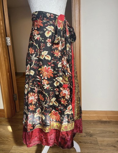 Vintage silk saree magic wrap - silk,