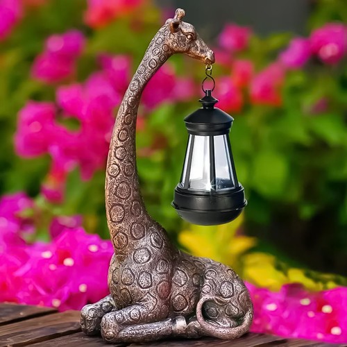 Giraffe statue garden - statue,