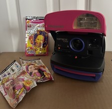 1997 Spice Girls Spice Cam Polaroid Camera Working Chupa Chups Lollipop Vintage 