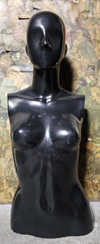 Vintage black glossy female - vintage,