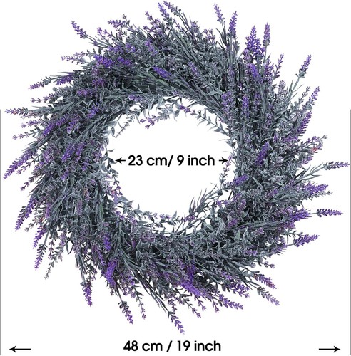 Lavender wreath 49cm - wreath,