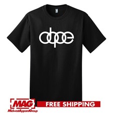 AUDI DOPE LOGO BLACK T-SHIRT