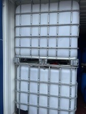 IBC 1000 Litre Plastic Water Container Tank - Used