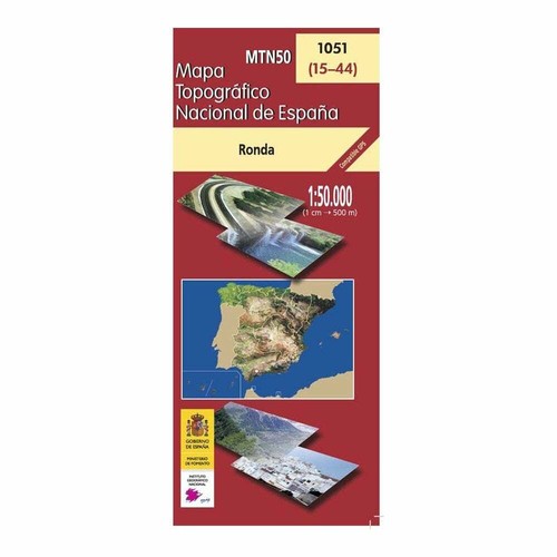 Spain map 1051 ronda - map, 1051: