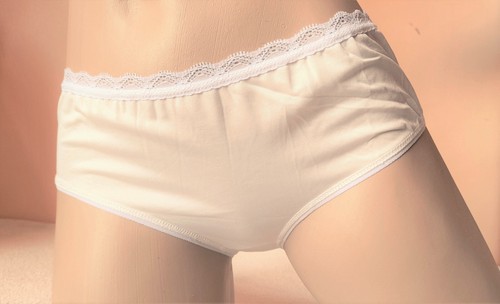 Ivory slinky knickers - slinky,