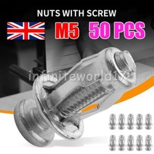 50PCS M5 25mm Jack Nuts Car