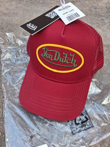 Mens red von - mens, cap
