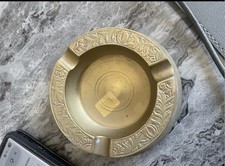 Vintage brass ashtray - vintage,