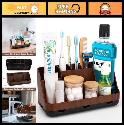 Wooden toothbrush holder for - toothbrush,