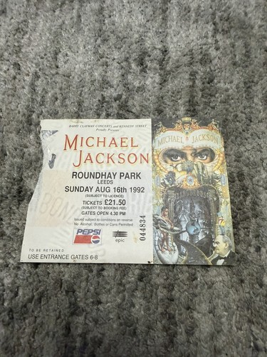 Michael jackson ticket sunday - michael,