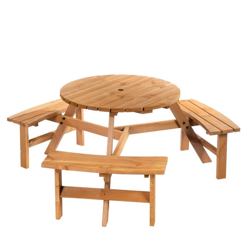 Garden picnic table wooden - garden,